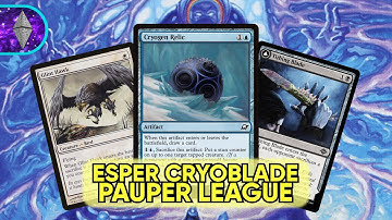 Cryogen Relic Adds a New Color to Orzhov GlintBlade! | Esper CryoBlade | Pauper MTG