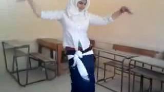 Arabic School Girl BELLY DANCE Dance In Class Room