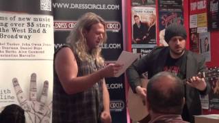 Down Flew the Doves - Nathan James (Live at &#39;Surrounded by the Sounds&#39; album signing - 08.10.11)