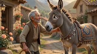 The Brave Little Donkey | Mind Over Muscle 🐴|#kids #cartoon #moralstories #kidsbedtimestories 