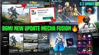 BGMI NEW UPDATE 3.2 / BGMI 3.2 UPDATE RELEASE DATE / MECHA FUSION 4 3 2 1 DAYS / NEXT MYTHIC FORGE