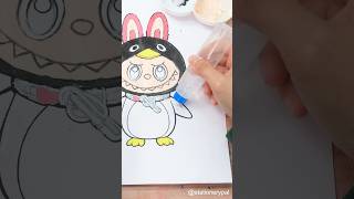 How to draw without any paint? 😎 #shorts