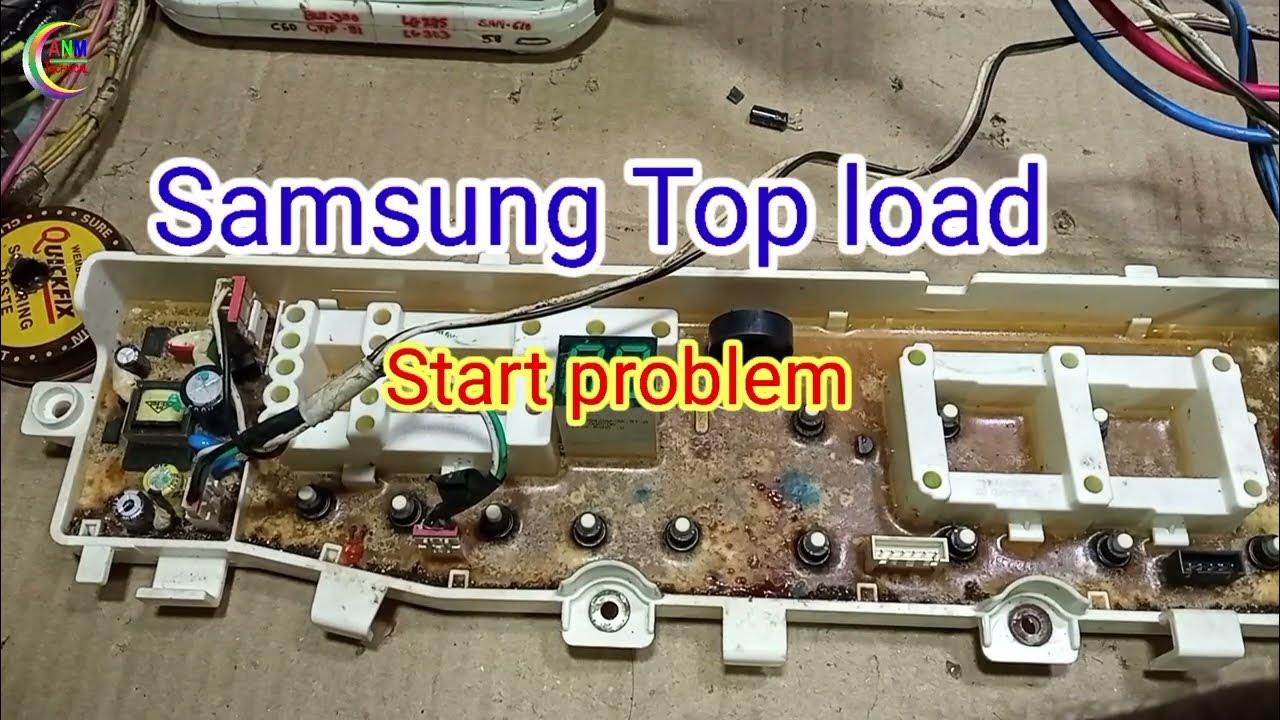 Samsung top load washing machine PCB repair - YouTube