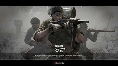 Company Of Heroes 2020 (Android): First 2 of 4 Tutorials