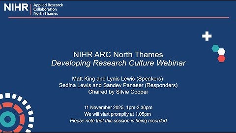 Developing Research Culture in Your Organisation | Webinar