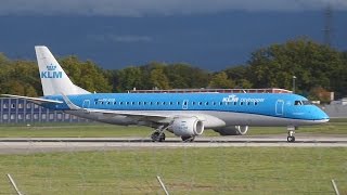 [FullHD] 'New Colors' KLM Embraer 190 takeoff at Geneva/GVA/LSGG