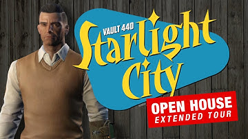Fallout 4 - OPEN HOUSE - Starlight City Extended Tour (PS4/MODS)