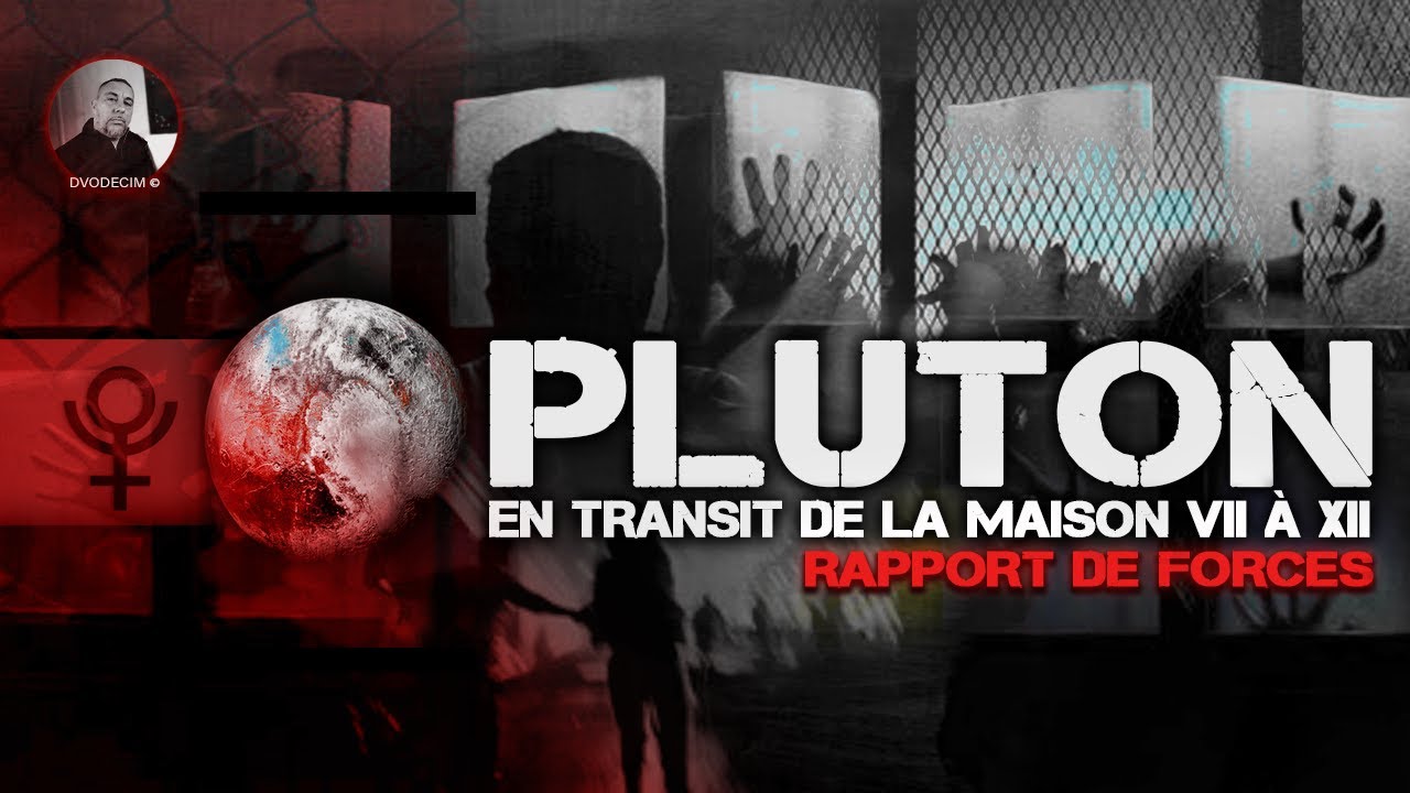 PLUTON en TRANSIT  dans les  Maisons 7 à 12 - Rapport De Forces [Astrologie]
