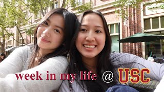 life at usc | college diaries, productive uni vlog, freshman, dorm life, la vlog