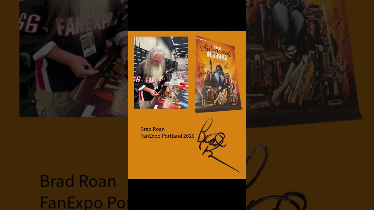 The Autograph King signed poster project signed by 12  at fan expo Portland 2026