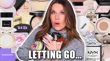 EXTREME MAKEUP DECLUTTER ... Powders Edition