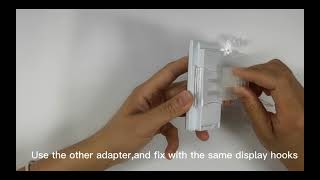 HANSHOW ELECTRONIC TAGS with plastic fasteners for display hook
