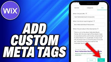 How to ADD Custom Meta Tags In Wix (2025) - Easy Fix