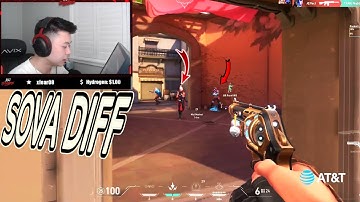 100T Derrek Show How To SOVA Diffs In Ranked - VALORANT MOMENTS