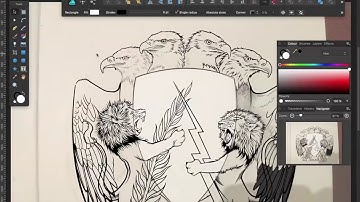 Affinity Designer vector pen tool tracing