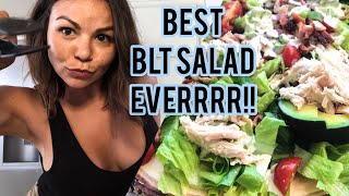 How to make the Best BLT Chicken Salad | Easy Lunch Recipe