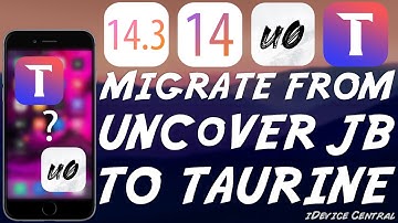 How To Migrate To TAURINE JAILBREAK From Unc0ver / CheckRa1n Jailbreak (iOS 14.3 - 14.0) ALL Devices