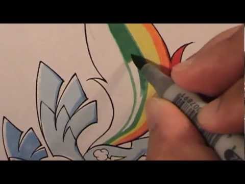 How I Draw Rainbow Dash/My Little Pony/Frienship Is Magic/Speed Paint