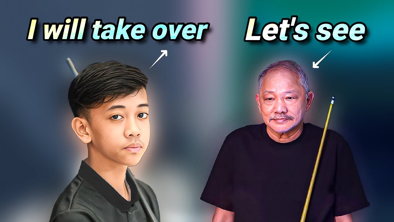 Very Confident Kid Let's His Cue do the TALKING Vs EFREN REYES