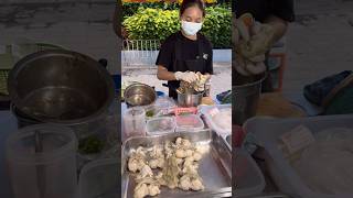 She Cooking Spicy Frog Thai Salad - Thai Street Food
