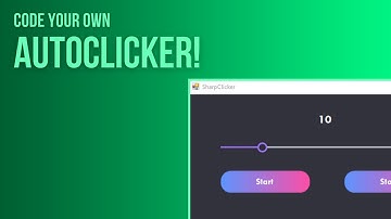 C# Beginner Project: Code a Modern Autoclicker - tutorial