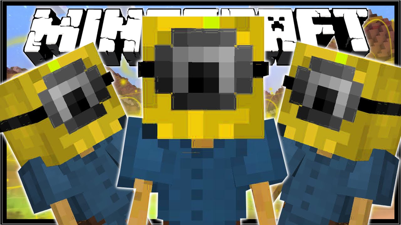 MINECRAFT MINIONS! | Minions In Minecraft | Only One Command - YouTube