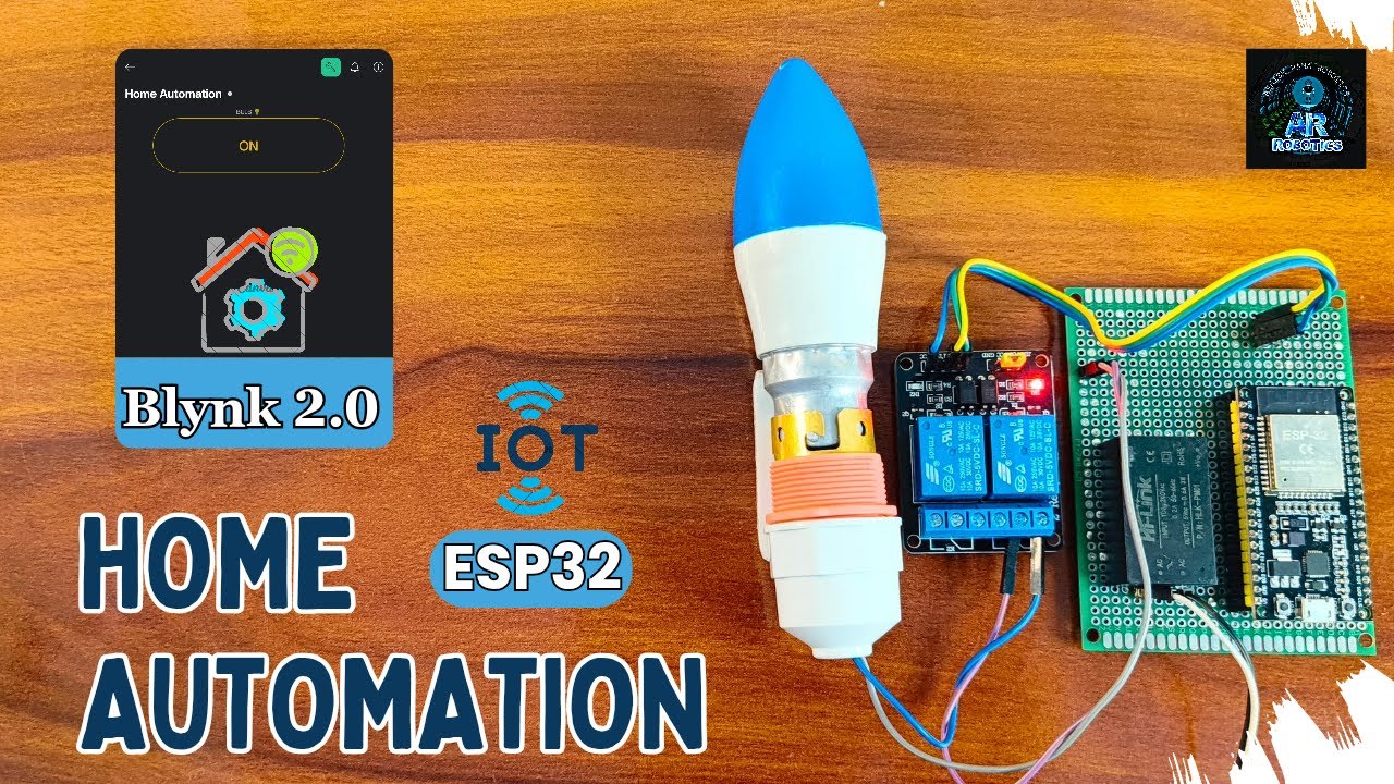 🏡Home Automation Using ESP32 & Blynk 2.0 | IoT Smart Home Automation ...