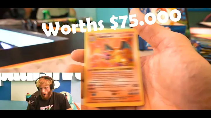 Logan Paul Pulls out a  $75k Charizard in the $200,000 1st Edition Pokemon Box In Youtube Live
