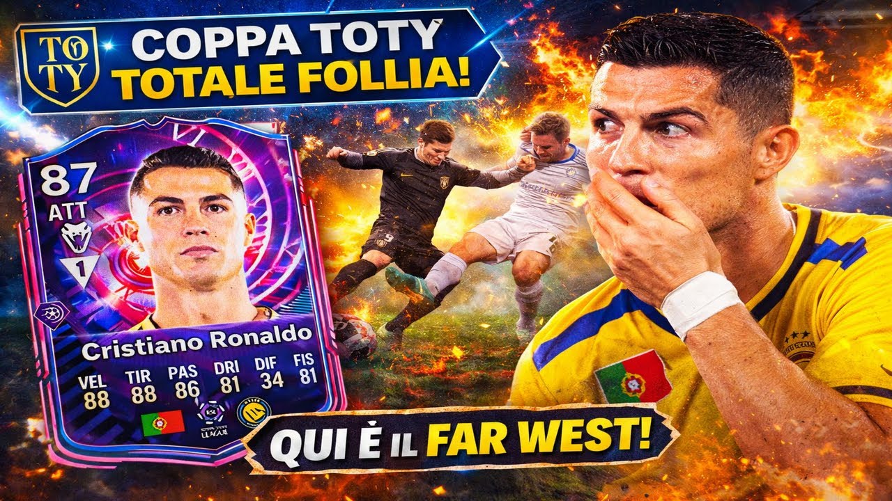 COPPA TOTY SENZA FALLI!😱 È STATO IL FAR WEST CON CR7!🔥