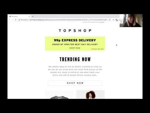 Feature Friday: Favourite email from Topshop