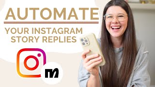 Automatic DM Replies for Instagram Stories: How to set up a Manychat automation