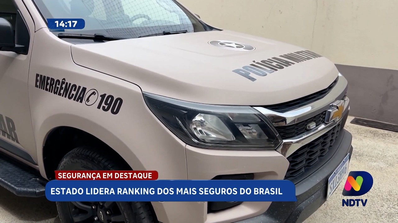 Santa Catarina lidera ranking nacional entre os estados mais seguros
