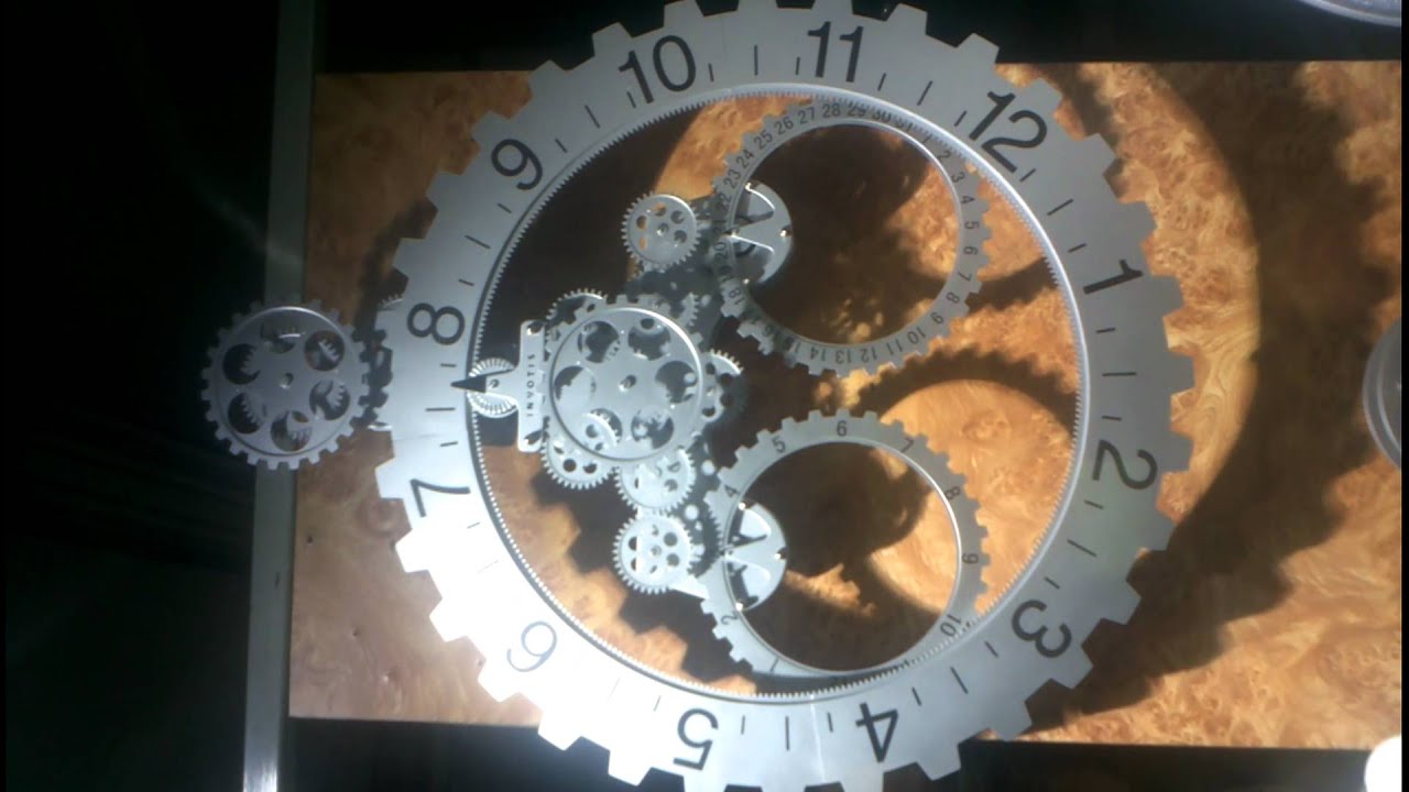 Orologio a ingranaggi da parete youtube