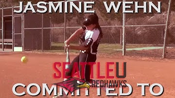 2020 Jasmine Wehn Third Base and First Base Softball Skills Video