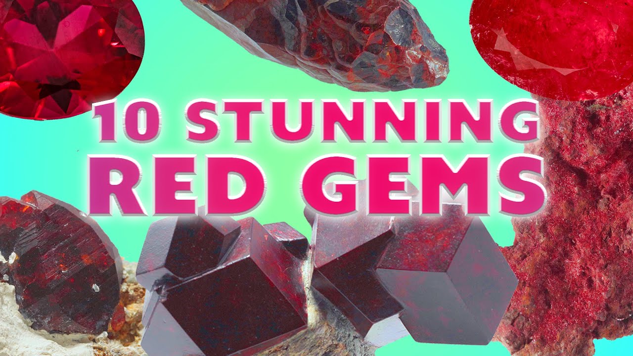 Unboxing 10 Stunning Red Gemstones  Ruby, Spinel, Garnet, and more 
