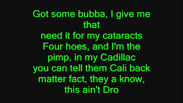 Kush (HD Lyrics) - Dr. Dre ft. Snoop Dogg & Akon