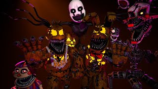 FNaF 4 Halloween Generations | Speed Art (sfm)