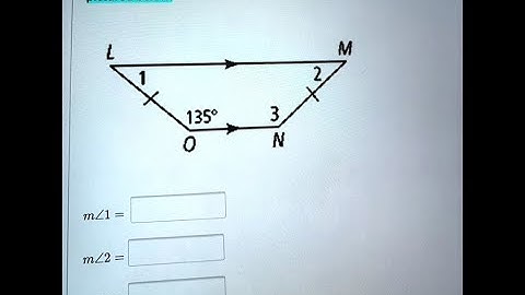 [Math]Find the measures of the numbered angles in the isosceles trapezoid pictured below: M 135Â°
