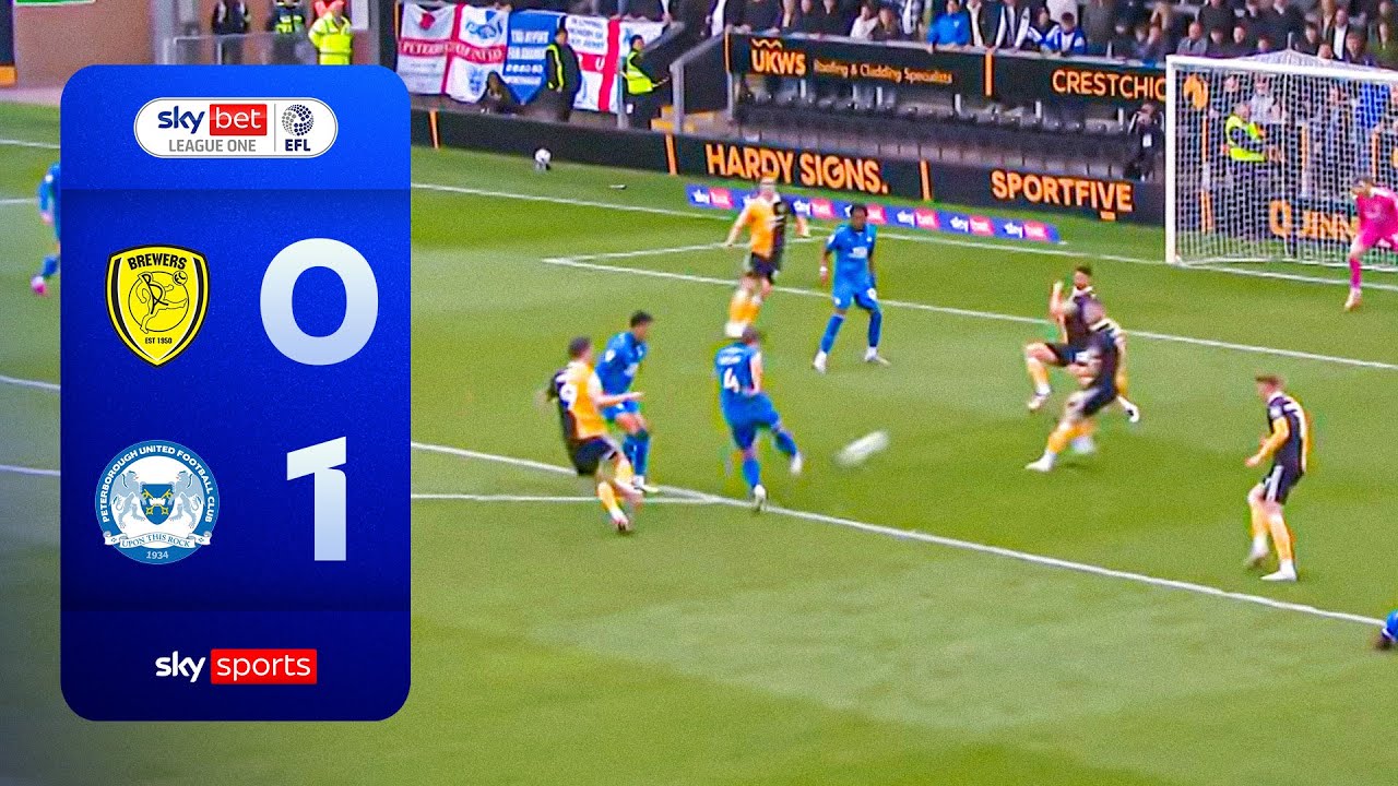 Archie Collins scores outrageous strike! 🤯 | Burton 0-1 Peterborough ...