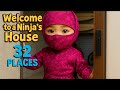 A Ninja’s House | Learn 32 Places in English