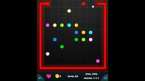 flow game facebook - 10 x 10 mania level 48 Connect the dots