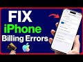 How to Fix iPhone Billing Problem | How to Fix App Store Billing Problem (2026)