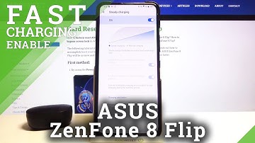 How to Switch Off Fast Charging in ASUS ZenFone 8 Flip – Swap Charging Type