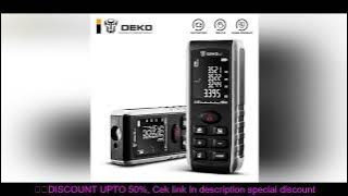DEKO  Handheld Laser Distance Meter Mini Laser Rangefinder Laser Tape Range Finder Diastimeter Measu
