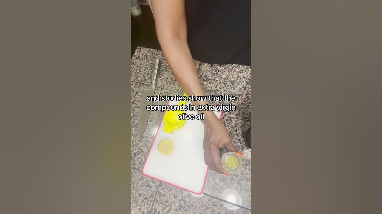 Here's Why You Should Drink Extra Virgin Olive Oil & Lemon Juice - YouTube