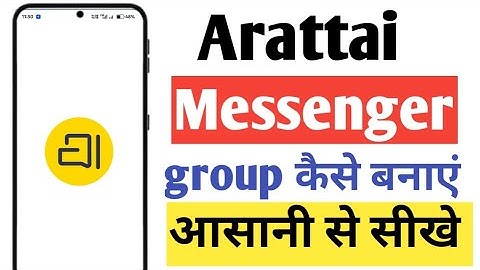 How to create a group in Arattai app