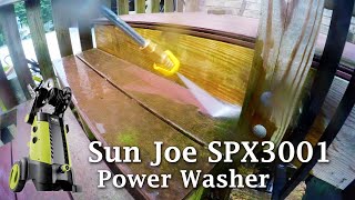 Sun Joe SPX3001 power washer at work!