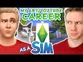 MY ART + YOUTUBE CAREER - as a SIM!? ... (It goes HORRIBLY WRONG!)