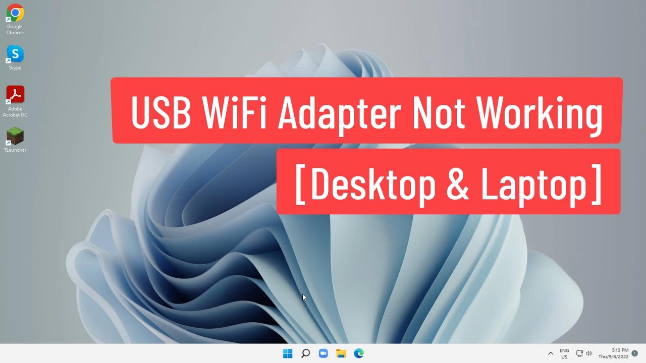 ankel velsignelse Hilsen USB Wifi Adapter Not Working Windows 11/10 [Desktop and Laptop] - YouTube