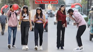 Very funny prank || Best Reaction Prank On Girls || Prank video || Funny Prank 2024